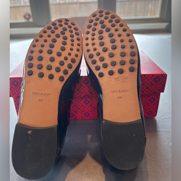 Tory Burch Patent Leather Loafers, Deep Navy | 8M - Picture 12 of 12
